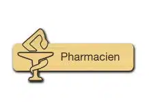 badge de pharmacienne