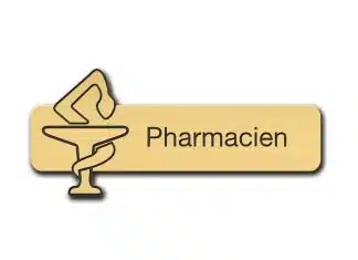 badge de pharmacienne