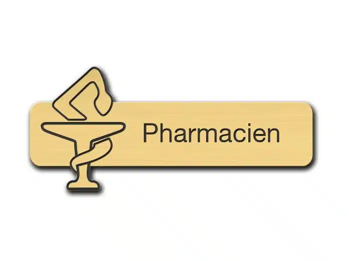 badge de pharmacienne